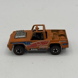 Vintage Hot Wheels Redline 1973 Baja Bruiser Orange 4x4 Diecast Car Mattel